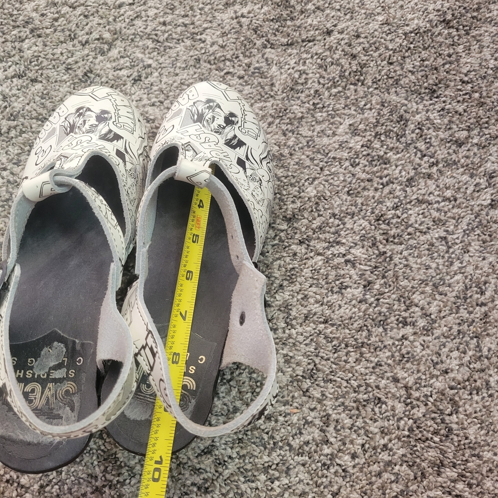RARE DISCONTINUED HARD TO FIND Sven Comic Book Clogs 39 - Picture 11 of 14